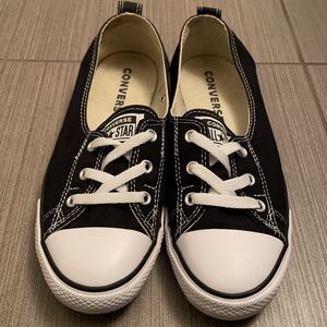 Chuck Taylor All Star Black Ballet Slip VG- US 8